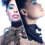 Crochet chokers by Iwona Luka