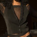 Black ladies west with crochet addition by Iwona Luka