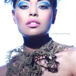 Crochet unique neck piece by Iwona Luka